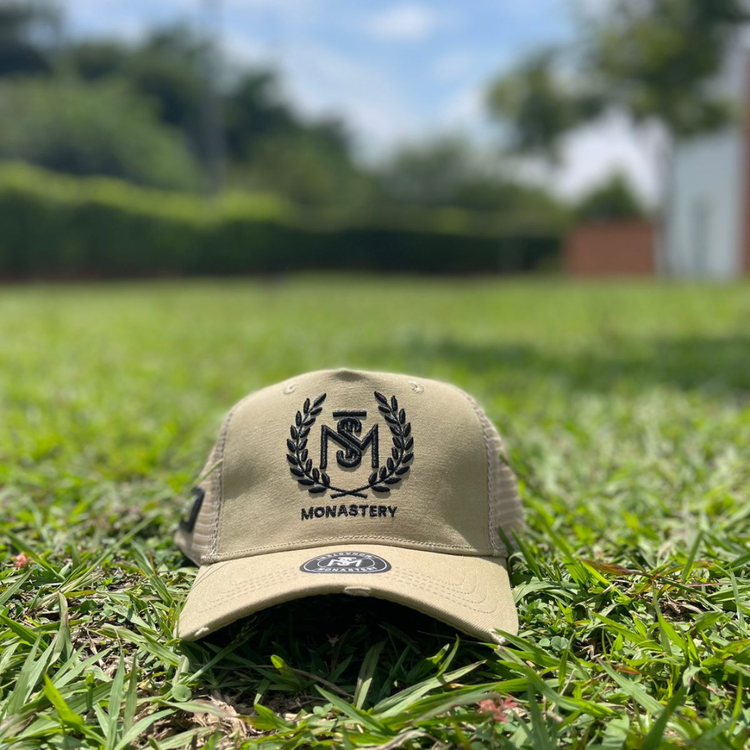 Gorra Monastery Negro & Beige