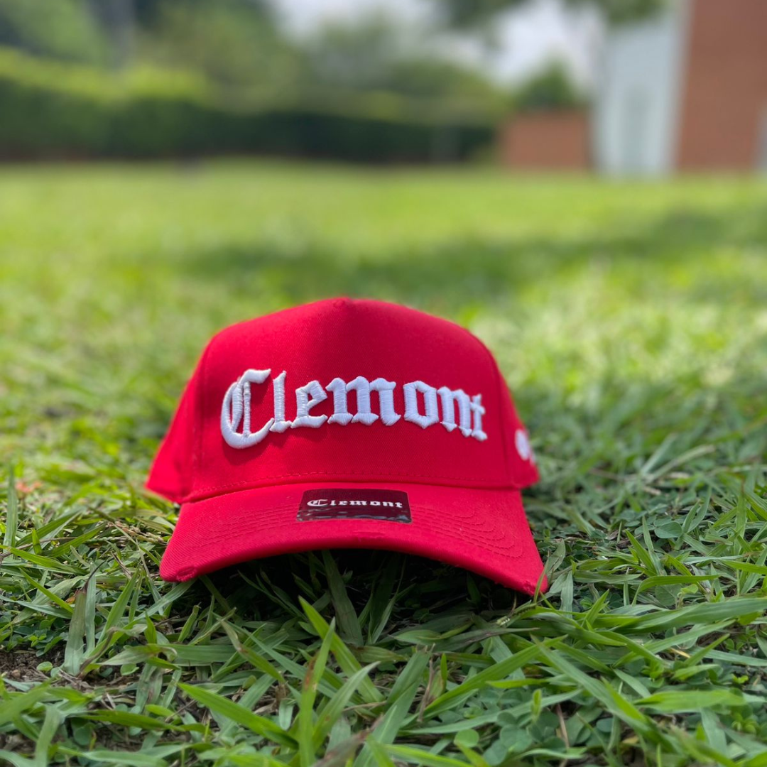 Gorra Clemont Gris & Roja