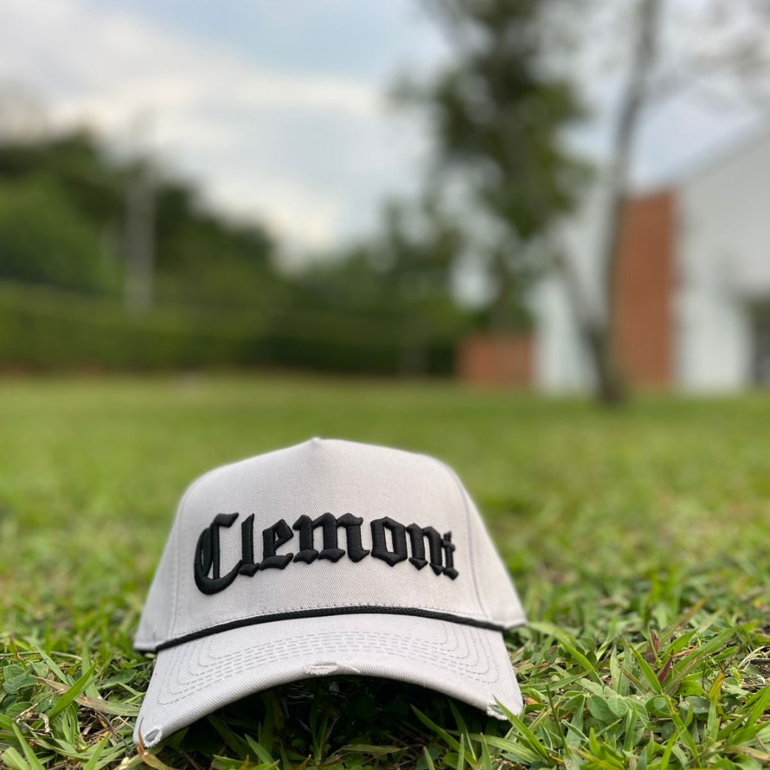 Gorra Clemont Gris con Negro — Estilo Vintage