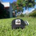 Gorra Trucker Bananas Mono Negra — Felpa Premium