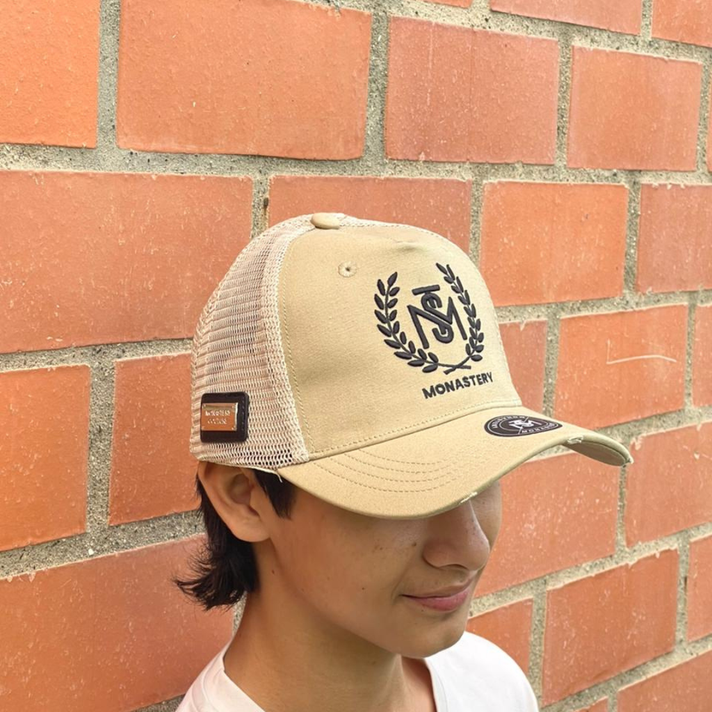 Gorra Monastery Negro & Beige