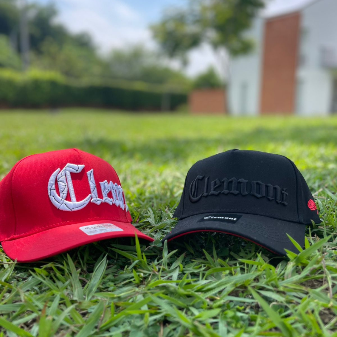 Gorra Clemont Negra & Roja