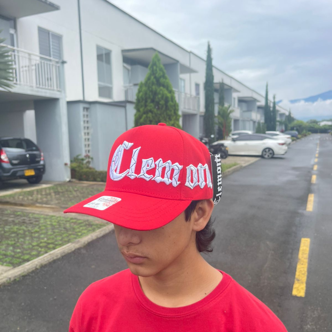 Gorra Clemont Negra & Roja