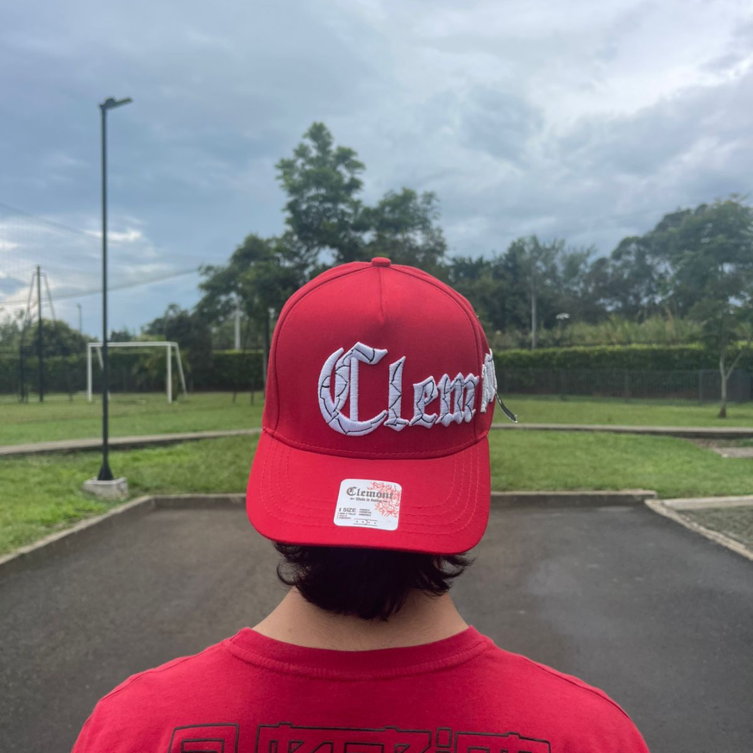 Gorra Clemont Negra & Roja